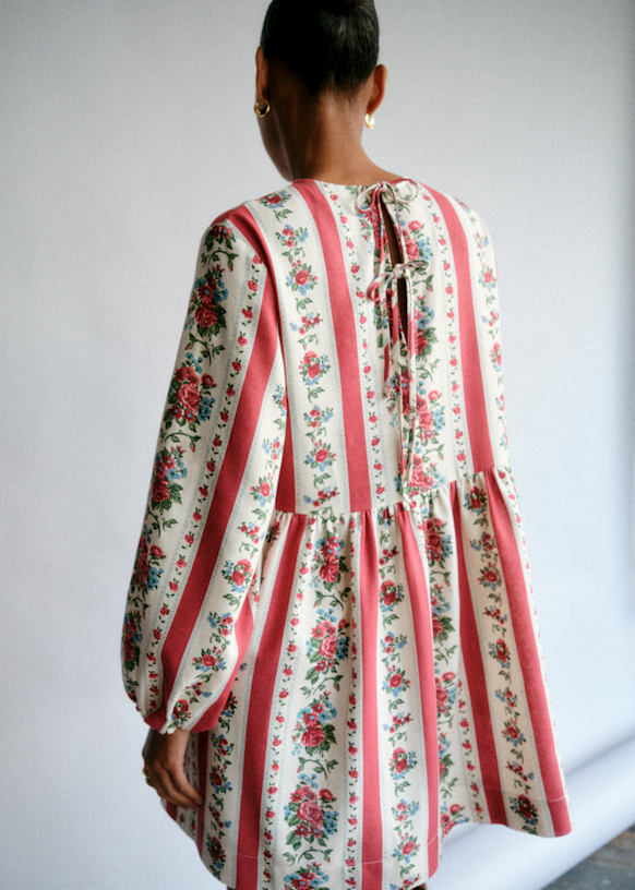 Zelie ドレス - エクリュ - オーガニックコットン - オーガニック繊維