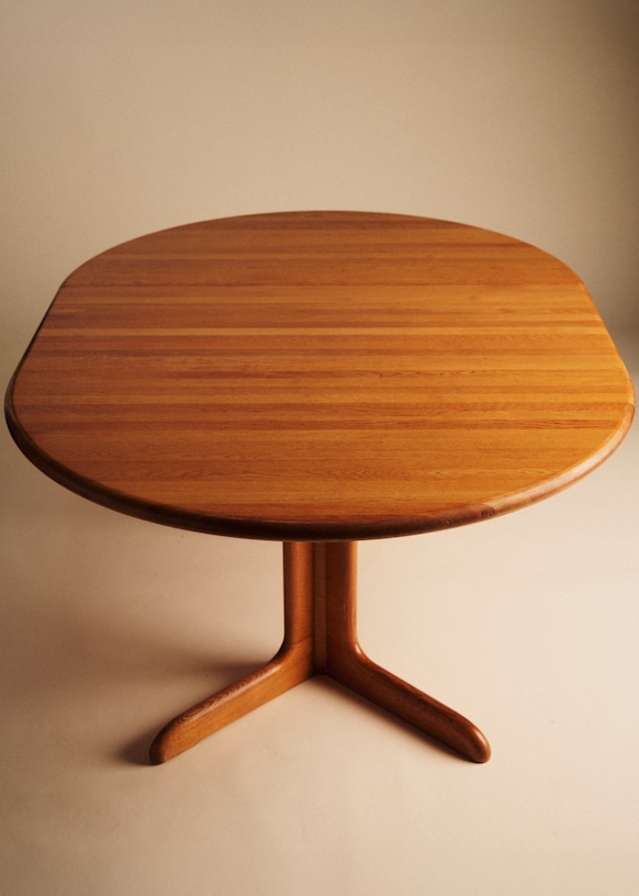 Table at manger vintage in chêne massif by Niels Otto Moller