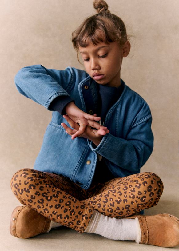 Orange leggings child hot sale