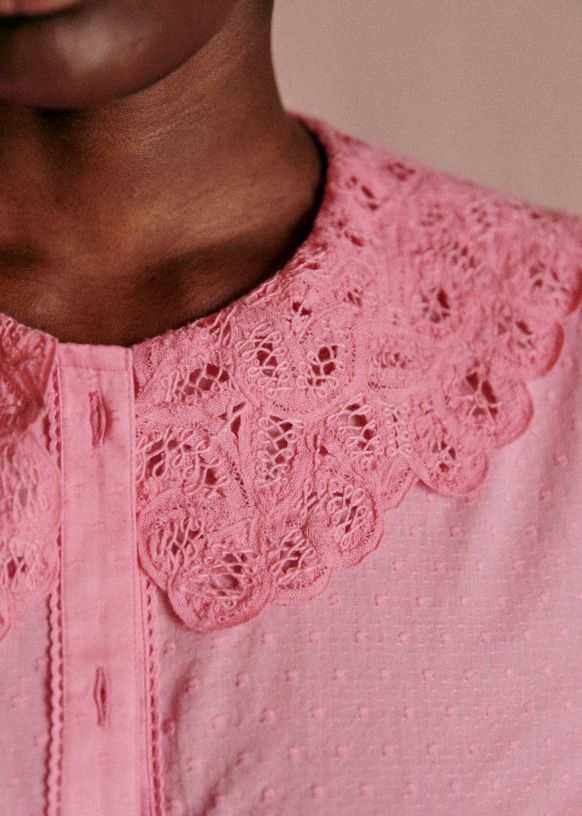 大人気！まとめ一覧 Katherine Shirt - Bright pink - Sézane トップス