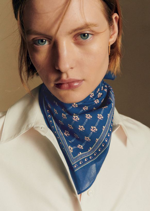 Gaston Scarf - Daliana Print - Organic Cotton - Sézane