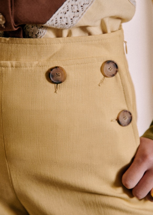 Tinsley Dress - Yellow - Viscose - Sézane