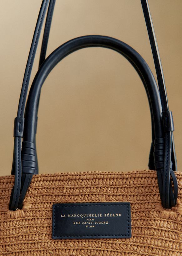 Justine バスケット - ナチュラルラフィア - ラフィア - Sézane