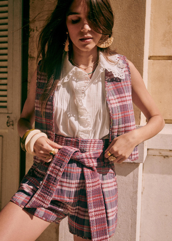 Island Shorts - Patchwork - Organic Cotton - Sézane