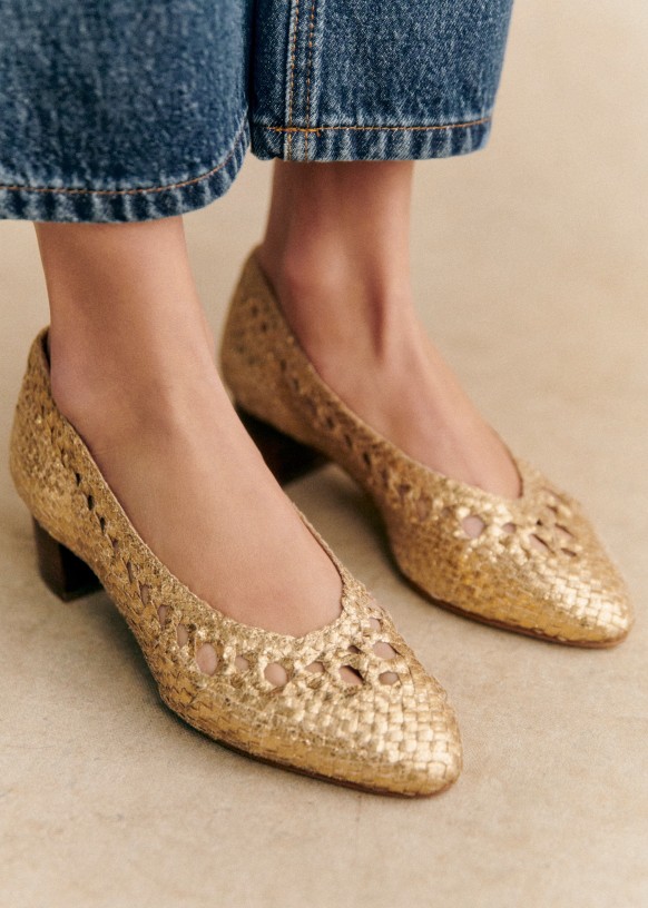 Anya suede block heels outlet