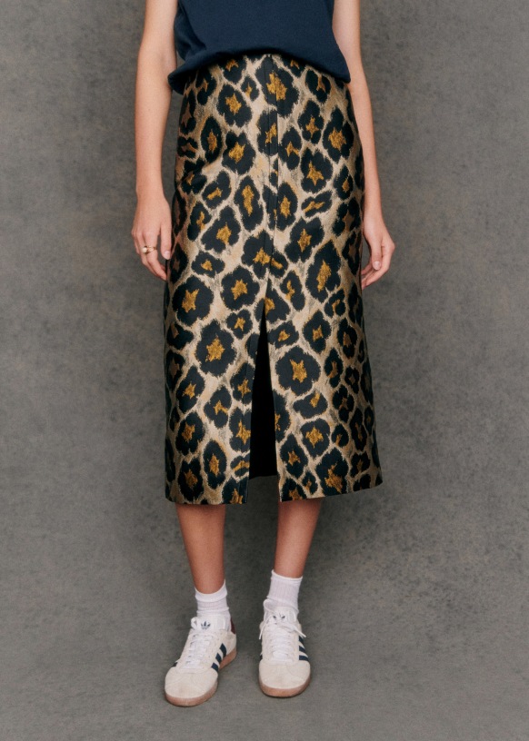 Jupe leopard sezane sale