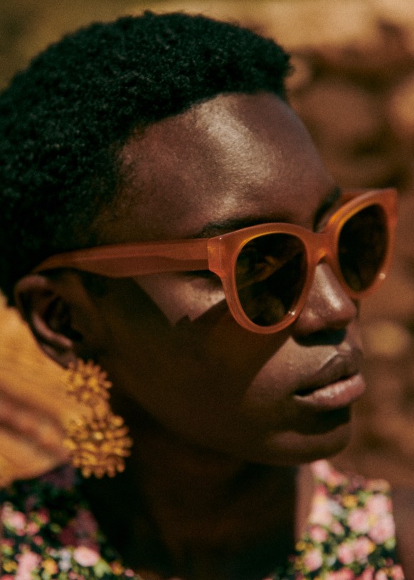 Chiara Sunglasses - Olive Green - Sézane Chiara Sunglasses - Olive Green - Sézane