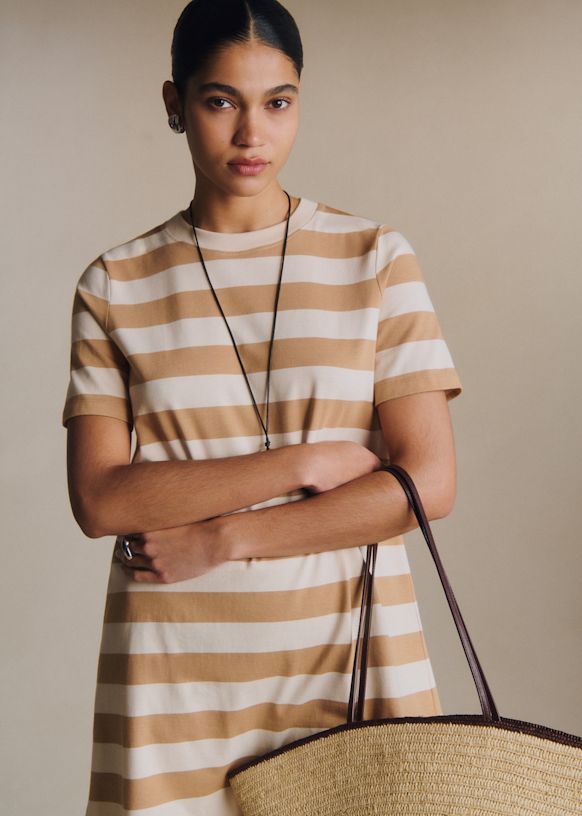 Selina Dress - Black - Organic cotton - organic textile - Sézane