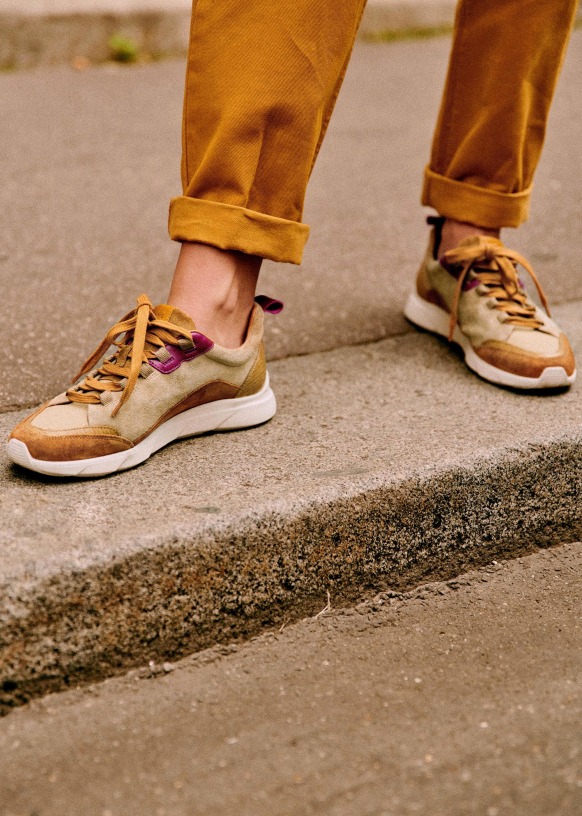 sezane basket leopard