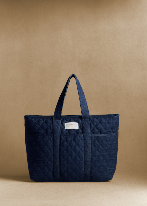 Weekday Tote bag - Ecru - Cotton - Sézane