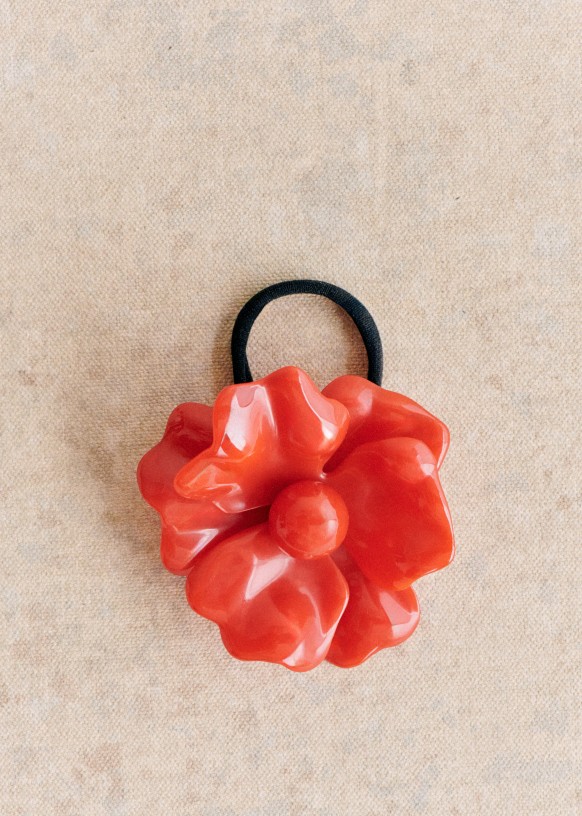 Kiana Hair Accessory - Brown - Resin - Sézane