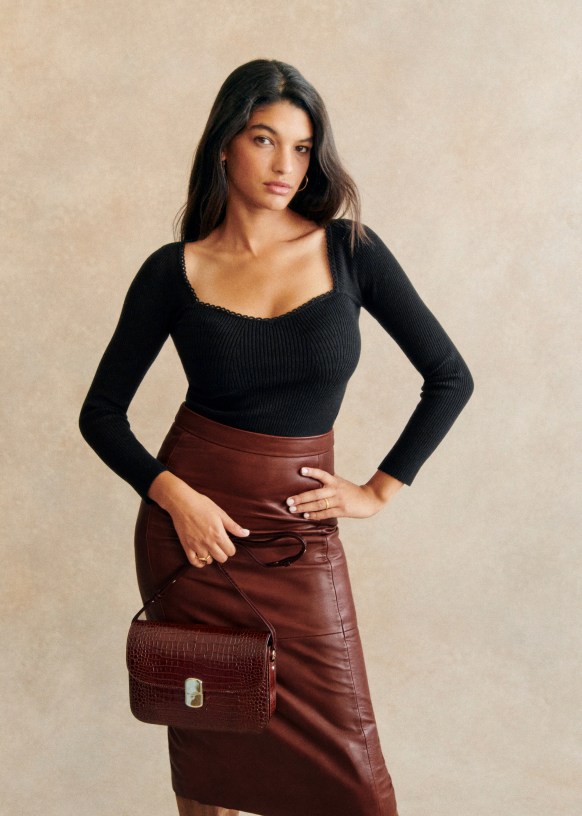 Maha Jumper - Ecru - Merino Wool - Sézane