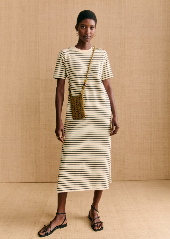 Robe à rayures clearance