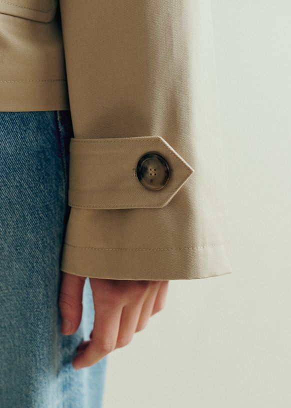 Paxton ジャケット - コーヒー - ウール - Sézane