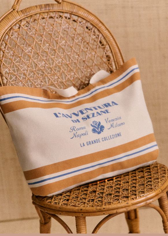 L'Avventura Totebag - Camel - Cotton - Sézane