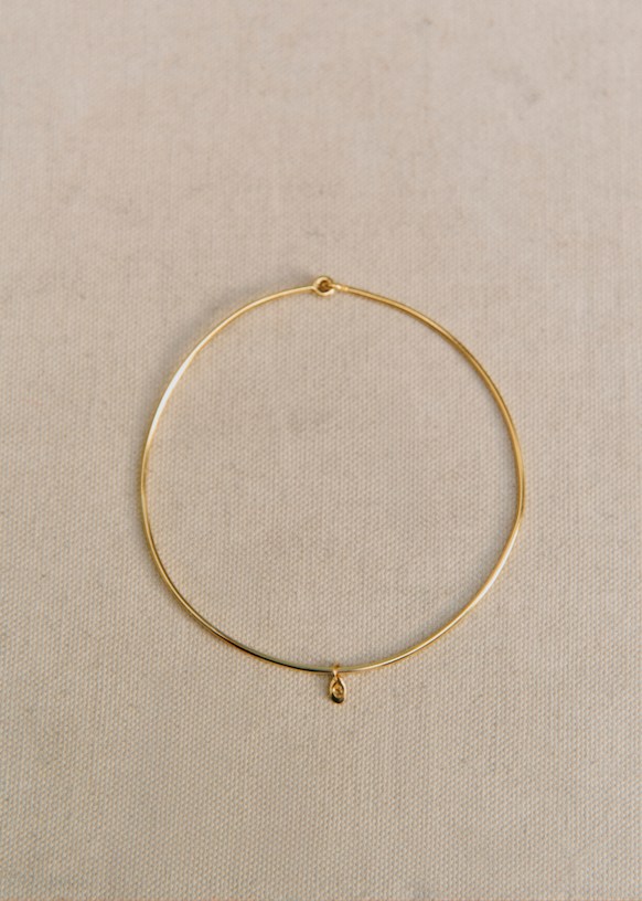 Olympia Ankle Bracelet - Gold - Majority recycled brass - Sézane