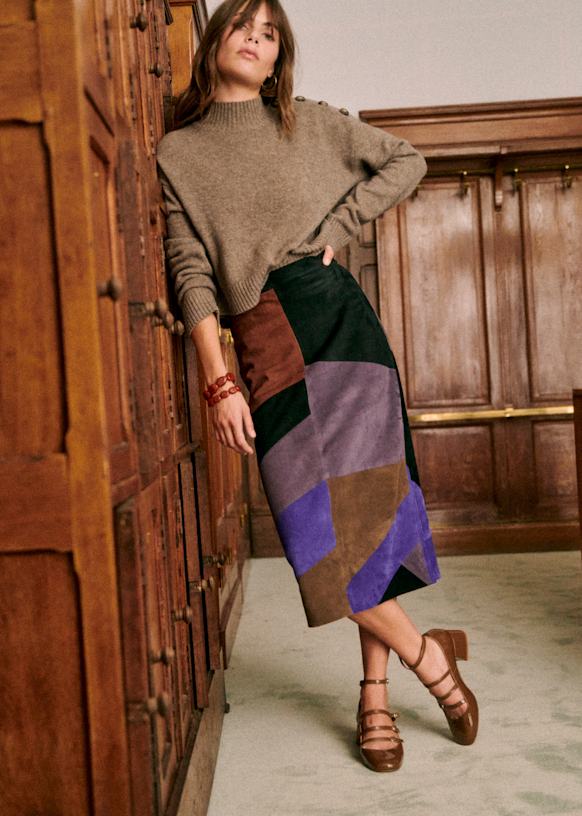 Elodie Mary Janes - Patent garden green - Patent goatskin leather - Sézane