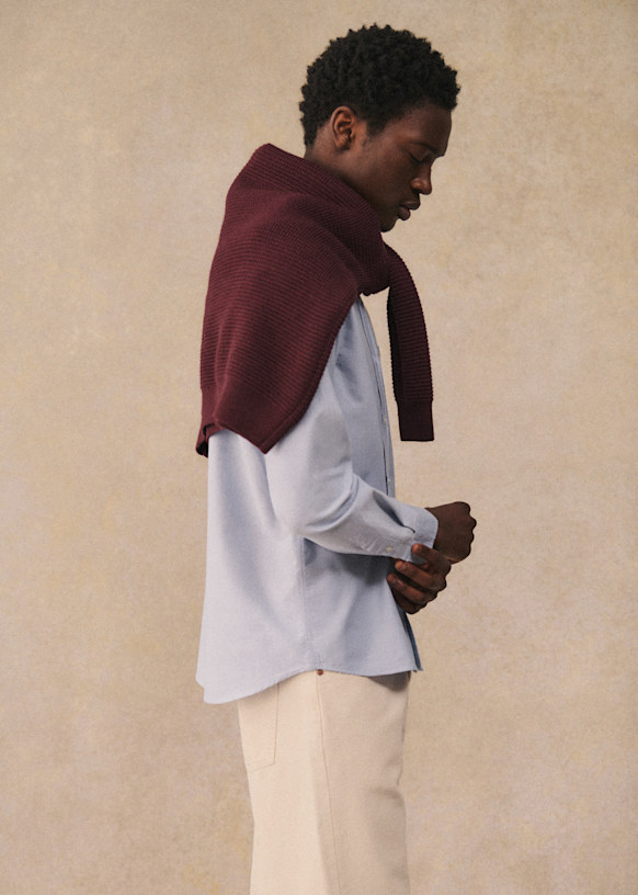 Charlie Blue Cord Shirt