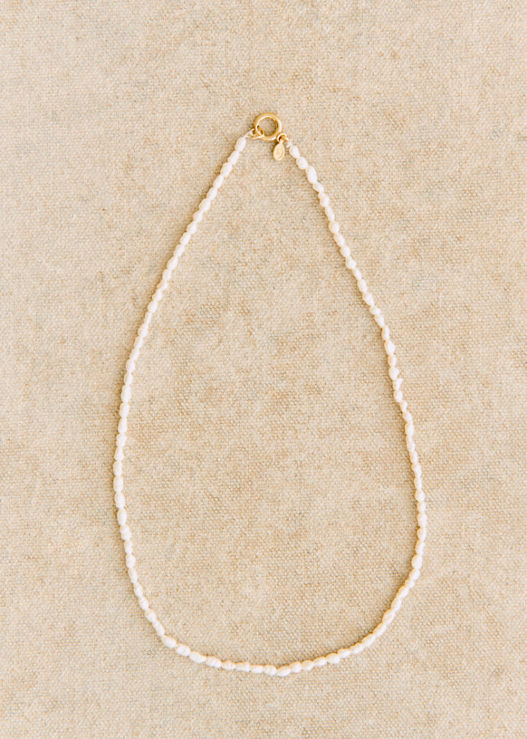 【人気ショップが最安値挑戦！】 - Necklace Pearl Irma Ecru Sézane - Brass - ネックレス
