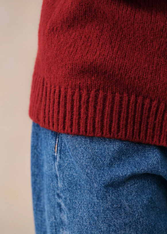 Fergie セーター - レッドブリック - ウール - Sézane