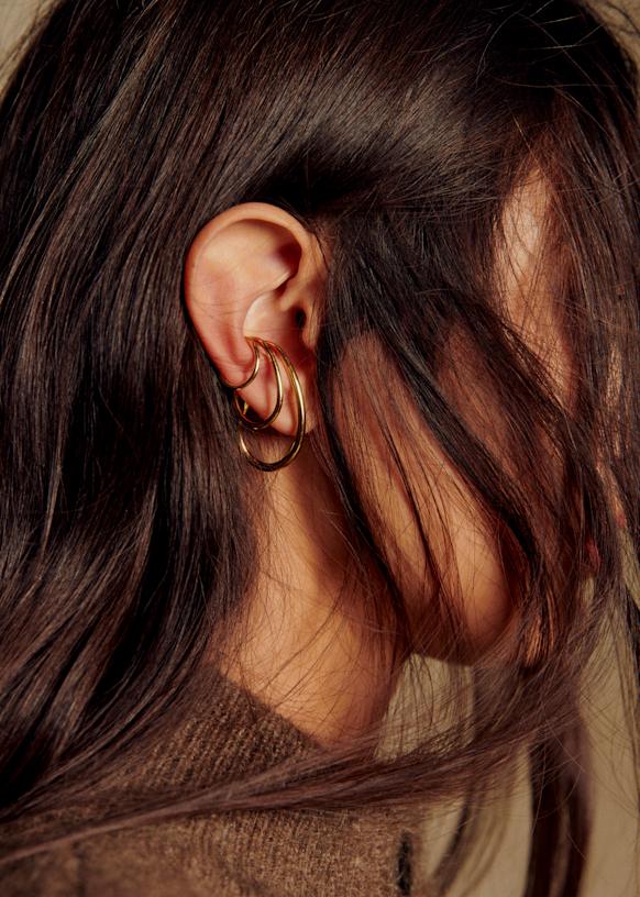 Dua ピアス ゴールド リサイクル真鍮 Sézane