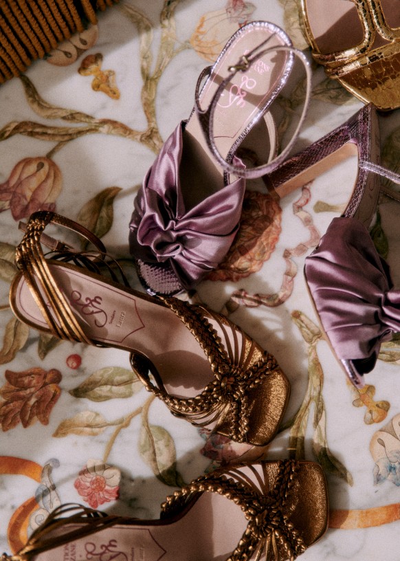 MARLENE CFM SOULIERS x EDITIONS SEZANE ハイサンダル