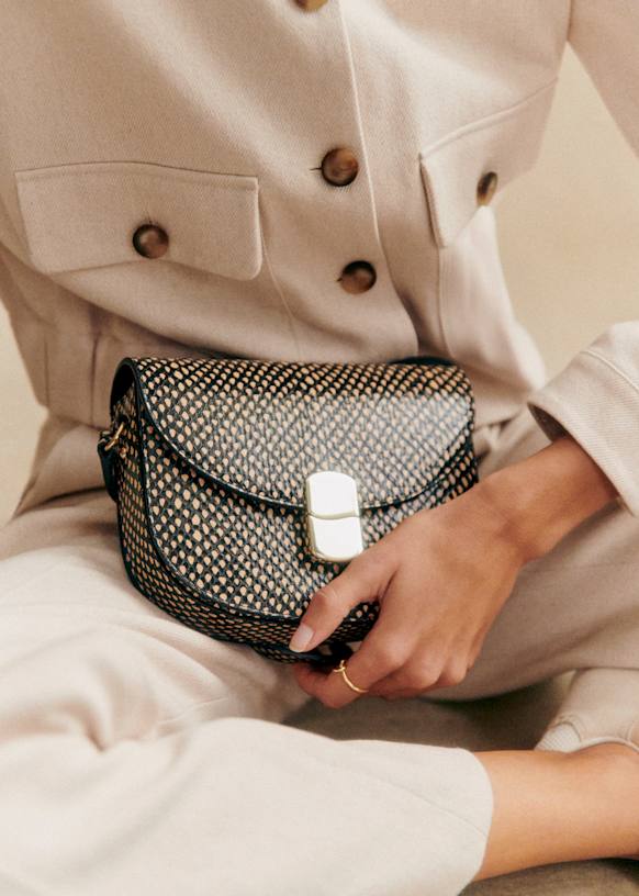 Claude Bag - Smooth Blue - Smooth cowhide leather - Sézane Claude Bag - Smooth Blue - Smooth cowhide leather - Sézane