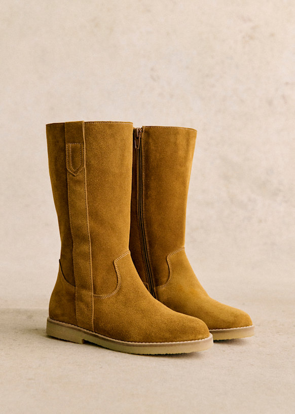 Fur lined country boots shop