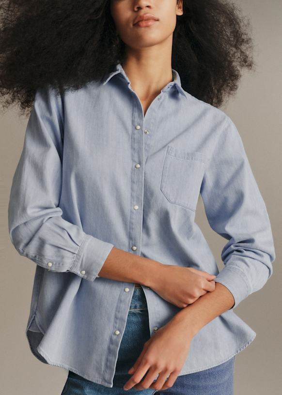 Max Shirt - Very light denim - Organic Cotton - Sézane