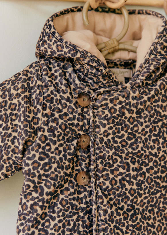 Artus Coat Leopard beige Cotton Sezane