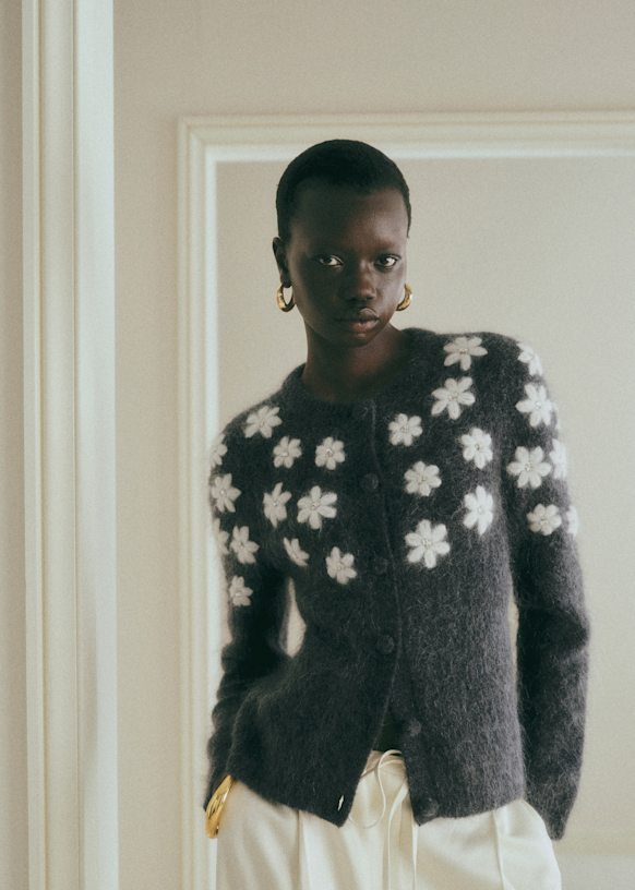 Gilet Andrew - Gris Anthracite / Strass