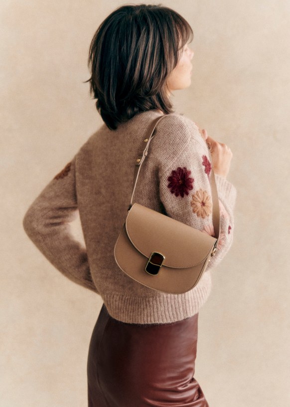 Suzon セーター - オリーブグリーン - キッドモヘア - Sézane