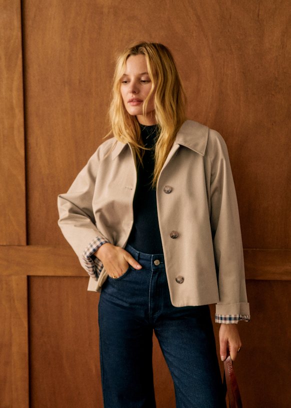 Veste Bobby - Beige Clair - Coton Biologique - Sézane