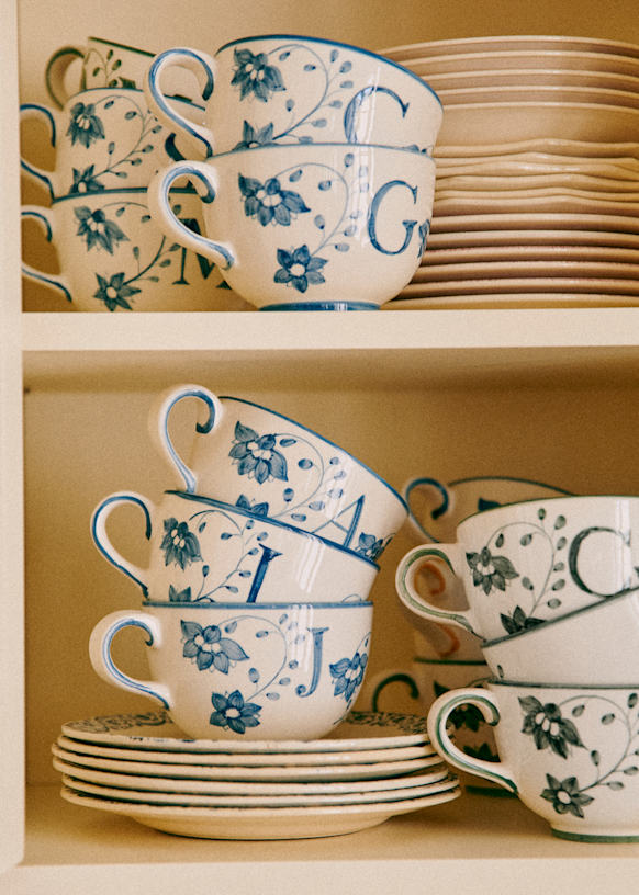 Tasse Poème - Blue orage