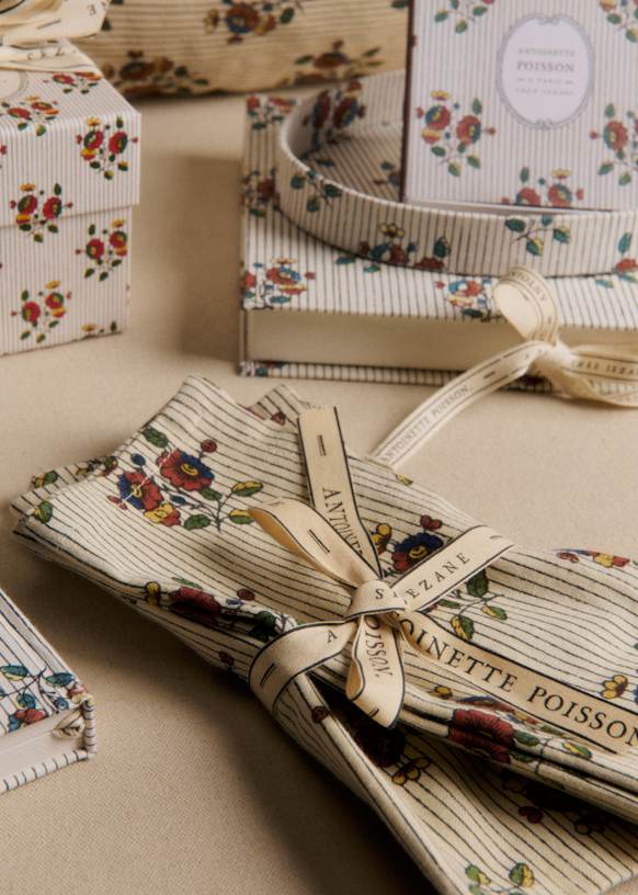 Set of 2 napkins - Sézane x Antoinette Poisson - Boutonnières