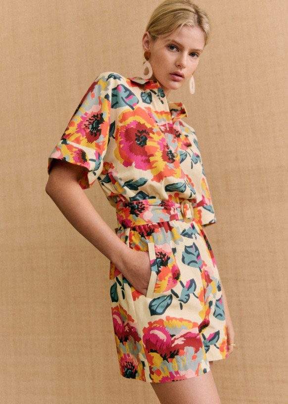 Joan Jumpsuit - Sézane x Momonì - Sicilia - Organic cotton