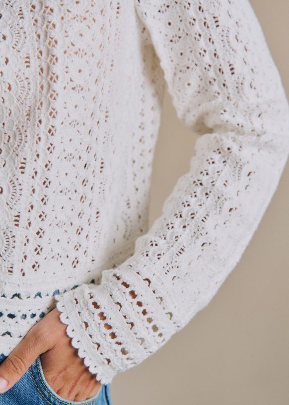 Noémie Sweater - Bronze - Organic cotton - organic textile - Sézane