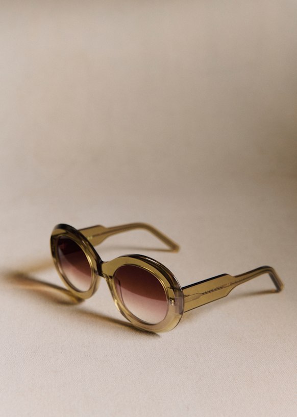 Lunettes de soleil Héra - Kaki - Acétate - Sézane