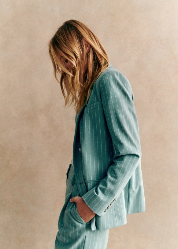 Christie Jacket - Red - Organic Cotton - Sézane