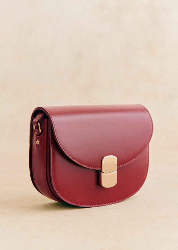 Sac Claude - Chocolat Glacé - Cuir bovin - Sézane