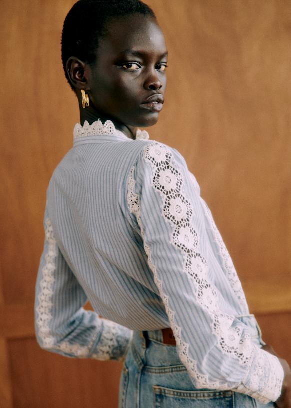 Rym Shirt - Light Rosewood - Organic cotton - organic textile - Sézane