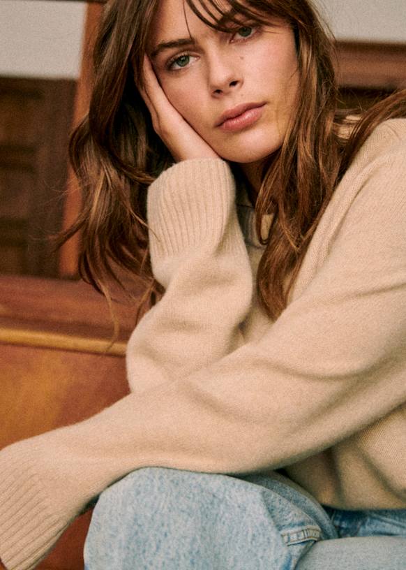 Maurice セーター - キャメル - ヤク - Sézane