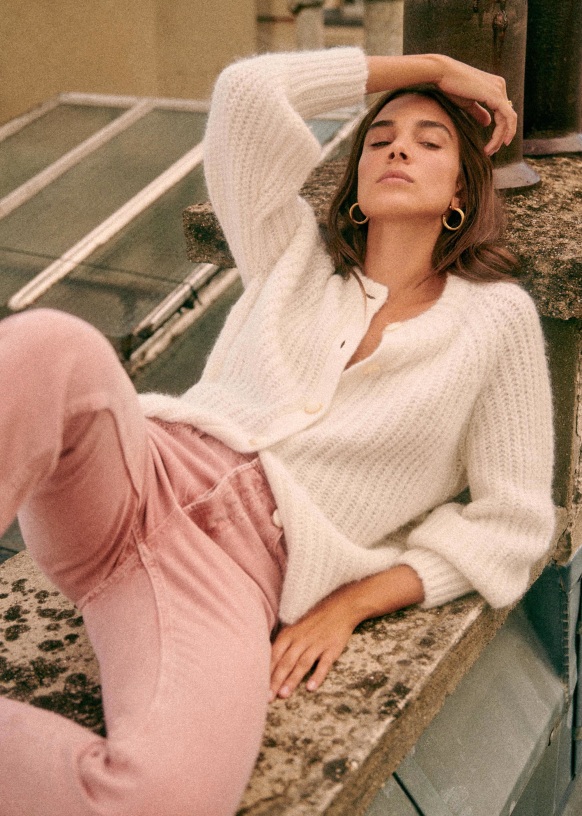 Petal Pink Elisea Cardigan main image 1