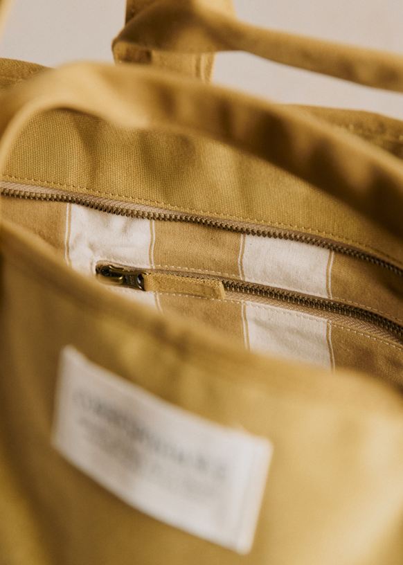 Weekender Tote bag - Ecru - Cotton - Sézane
