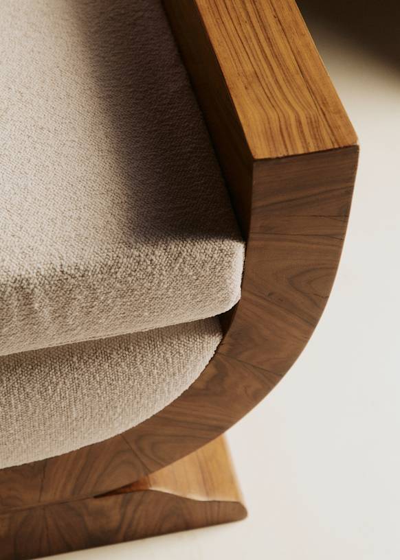 Fauteuil in palissandre art déco années 30