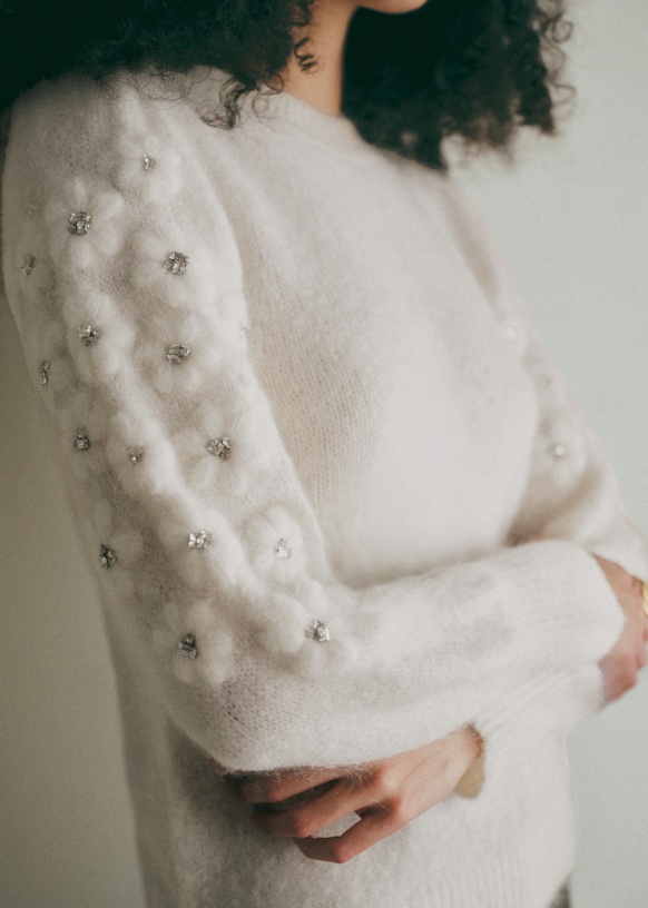 Pull Luke - Ecru Strass