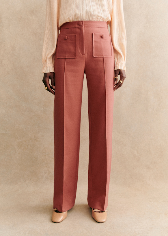 Dan Trousers - Rosewood - Sézane