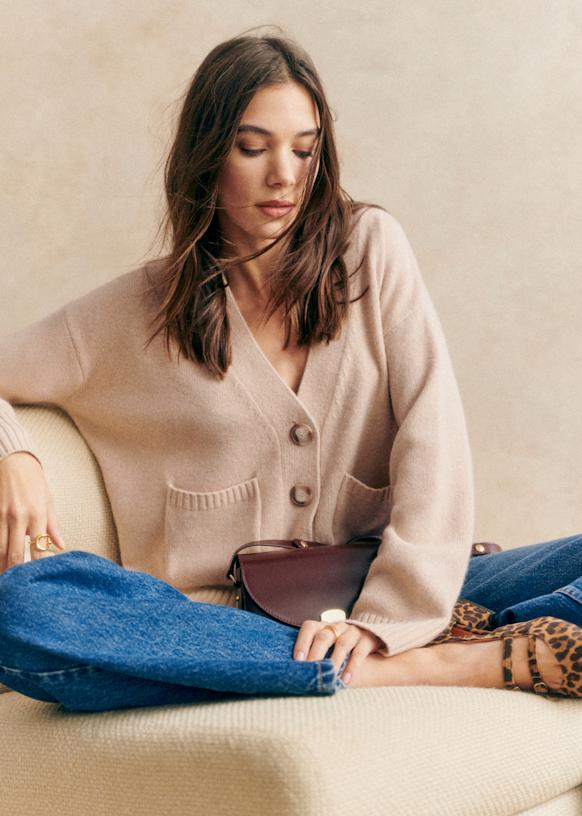 Jady Cardigan - Camel - Yak - Sézane