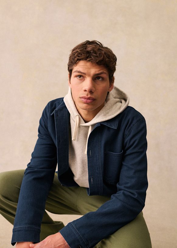 Will Jacket - Ecru - Organic cotton - organic textile - Sézane