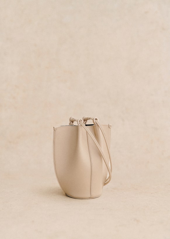 Nano Romie Bag - Smooth Sandstone - Smooth cowhide leather